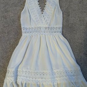White lace dress